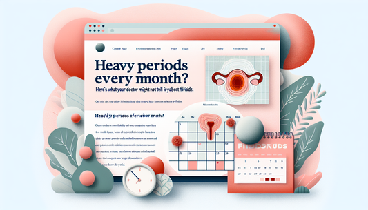 Heavy Periods Every Month? Here’s What Your Doctor Might Not Tell You About Fibroids
