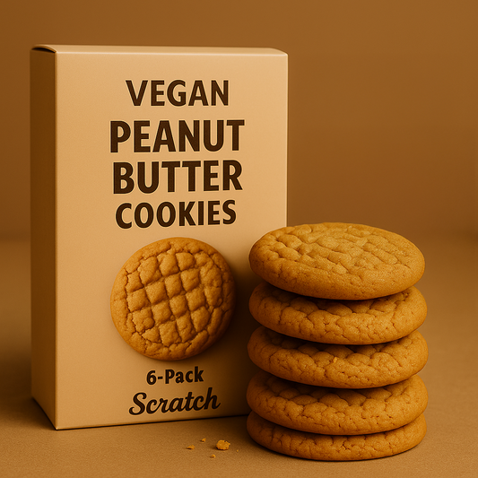 Vegan Peanut Butter Cookies - 6-Pack Box