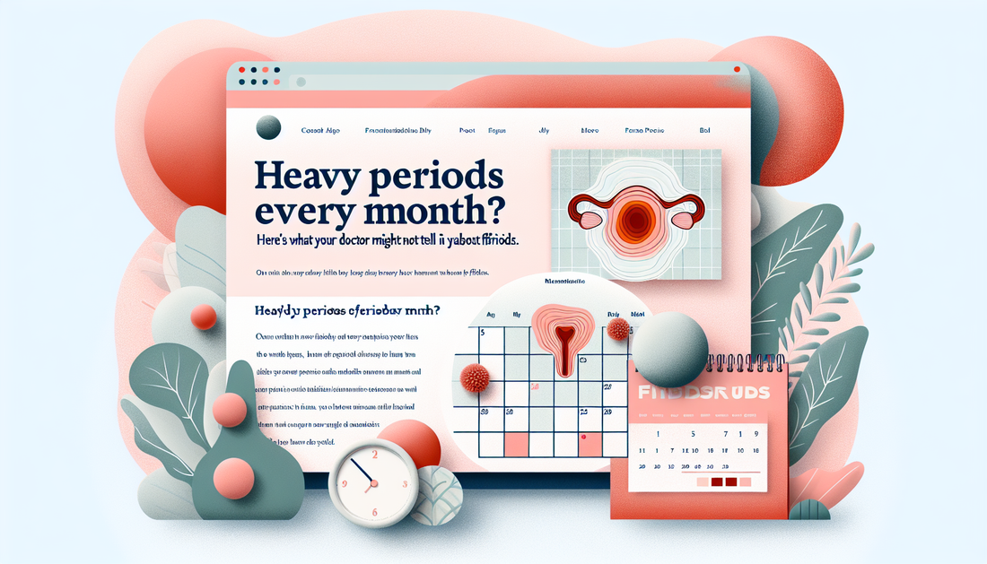 Heavy Periods Every Month? Here’s What Your Doctor Might Not Tell You About Fibroids