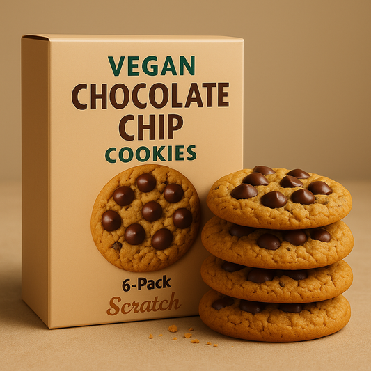 Vegan Chocolate Chip Cookies - 6-Pack Box
