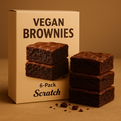 Vegan Brownie Bites - 12-Pack Single-Serve